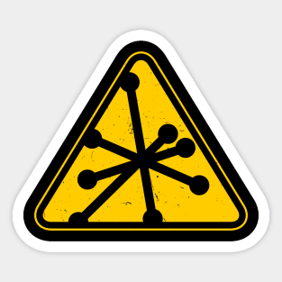 CBRN (v1 Cutout / Worn) Sticker